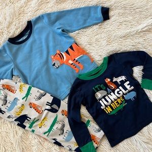 Carter’s boys 3 piece jungle pajama set